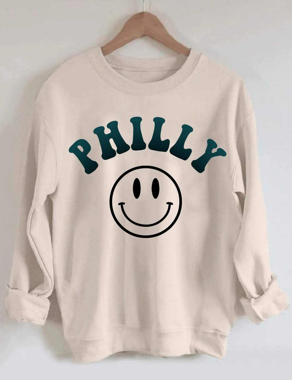 Smile Philly Eagles Football Sweatshirt
