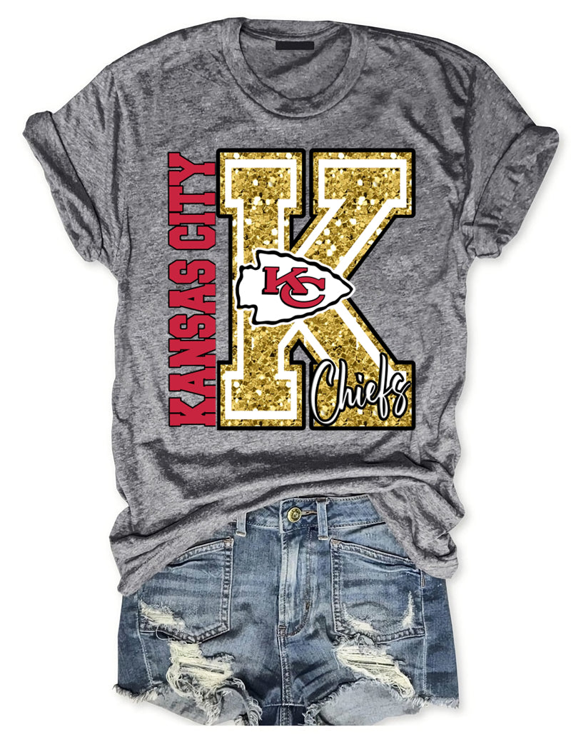 Kansas City KC Chiefs Football T-Shirt