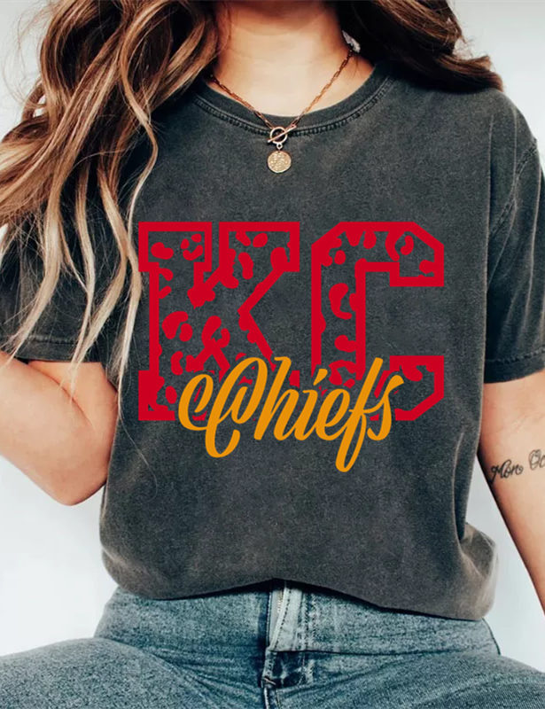 KC Chiefs Football T-Shirt