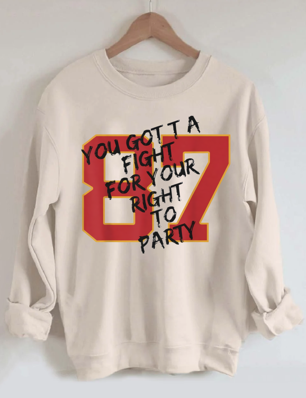 Fight For Your Right To Party Football Sweatshirt