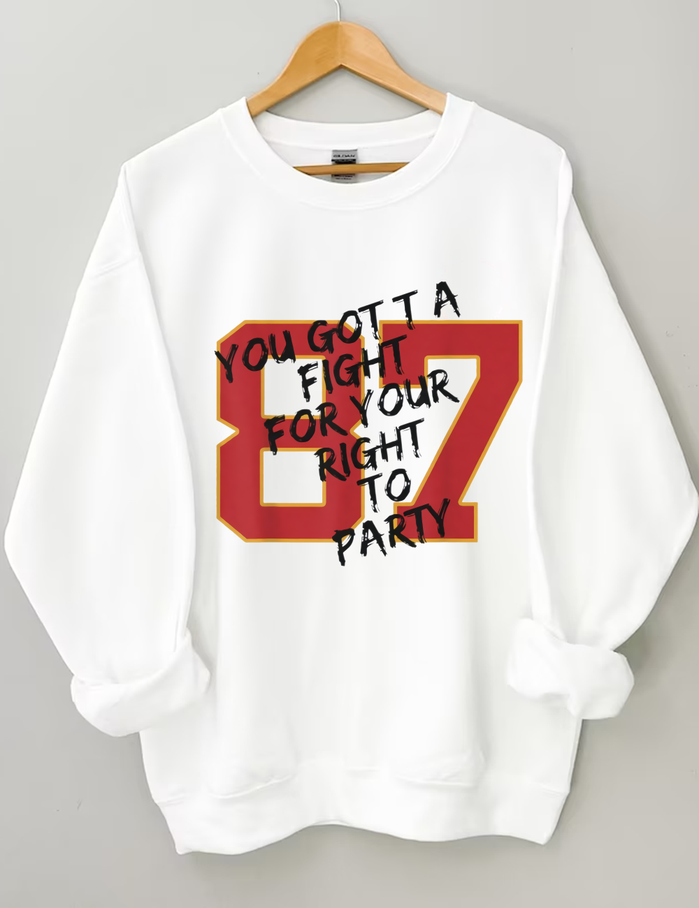 Fight For Your Right To Party Football Sweatshirt