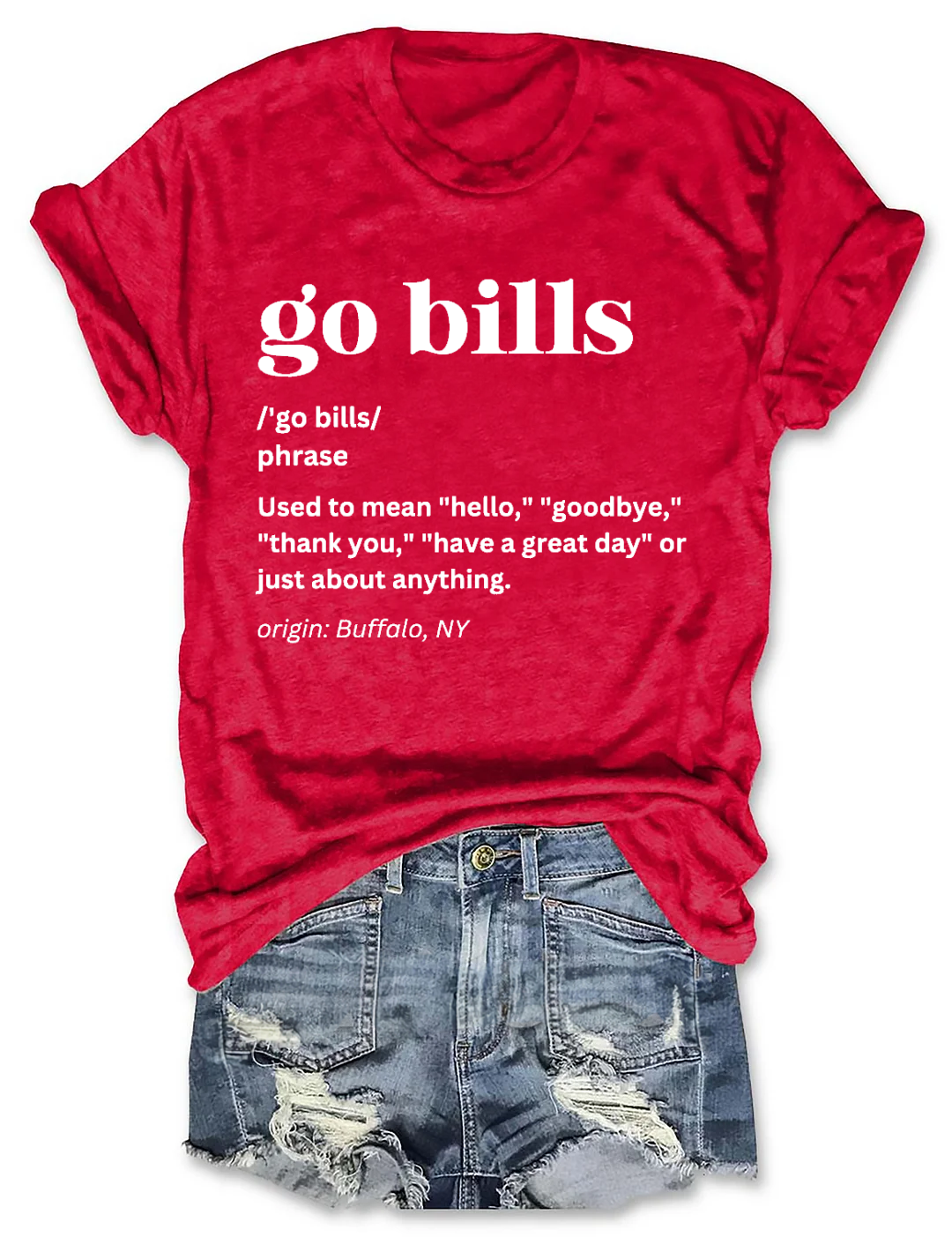 Go Bills Football T-Shirt