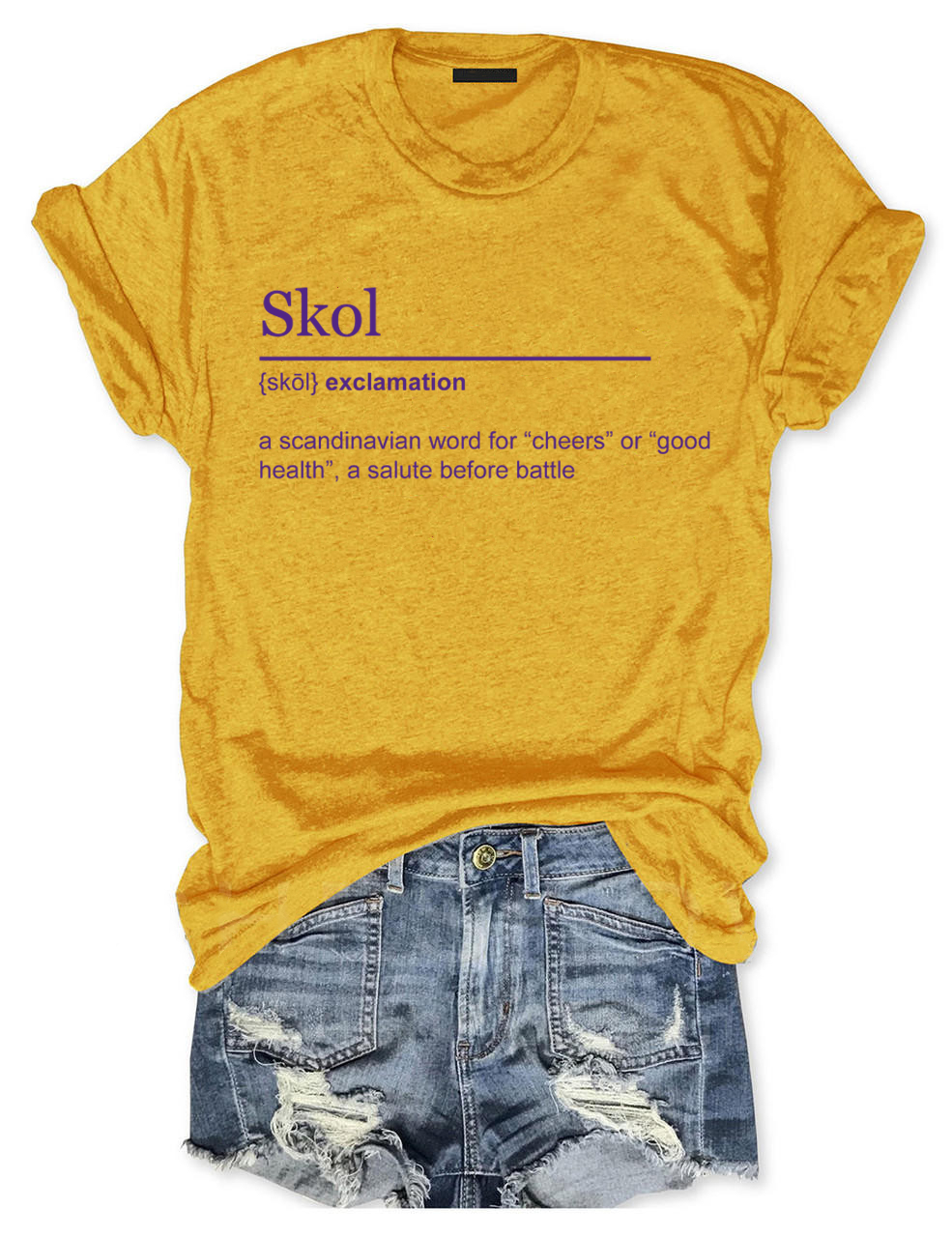 Minnesota Vikings Skol Football T-Shirt