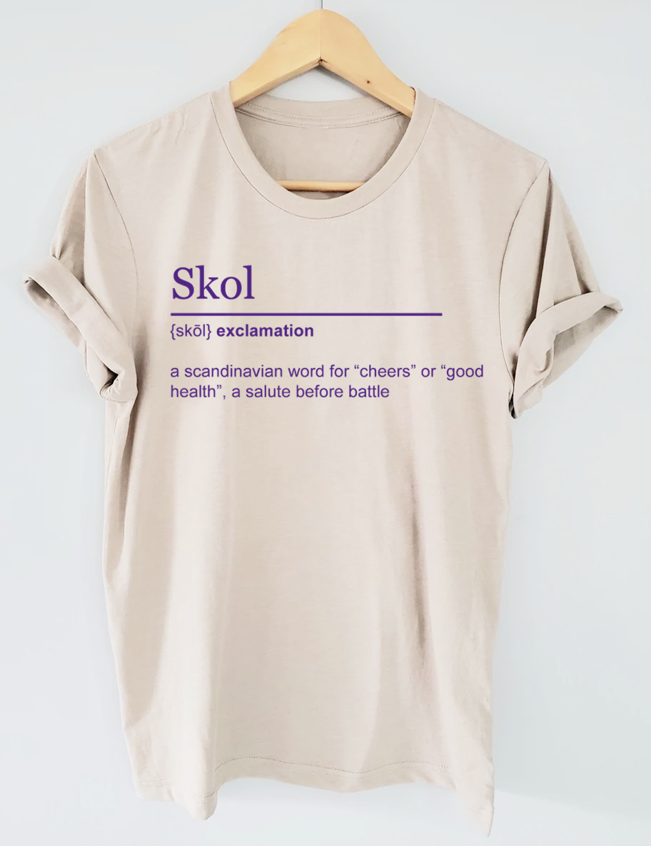 Minnesota Vikings Skol Football T-Shirt