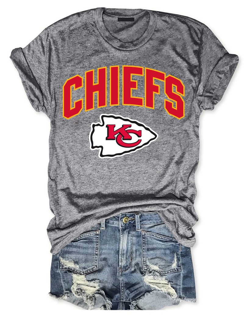 Retro Kansas City Chiefs Football T-Shirt