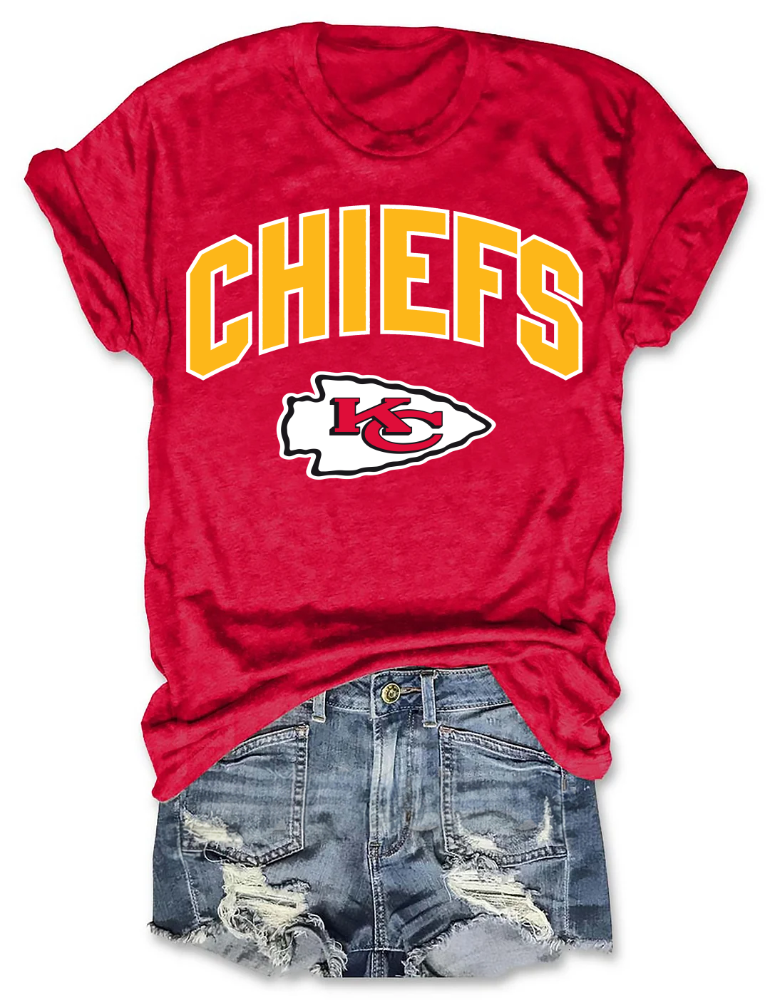 Retro Kansas City Chiefs Football T-Shirt