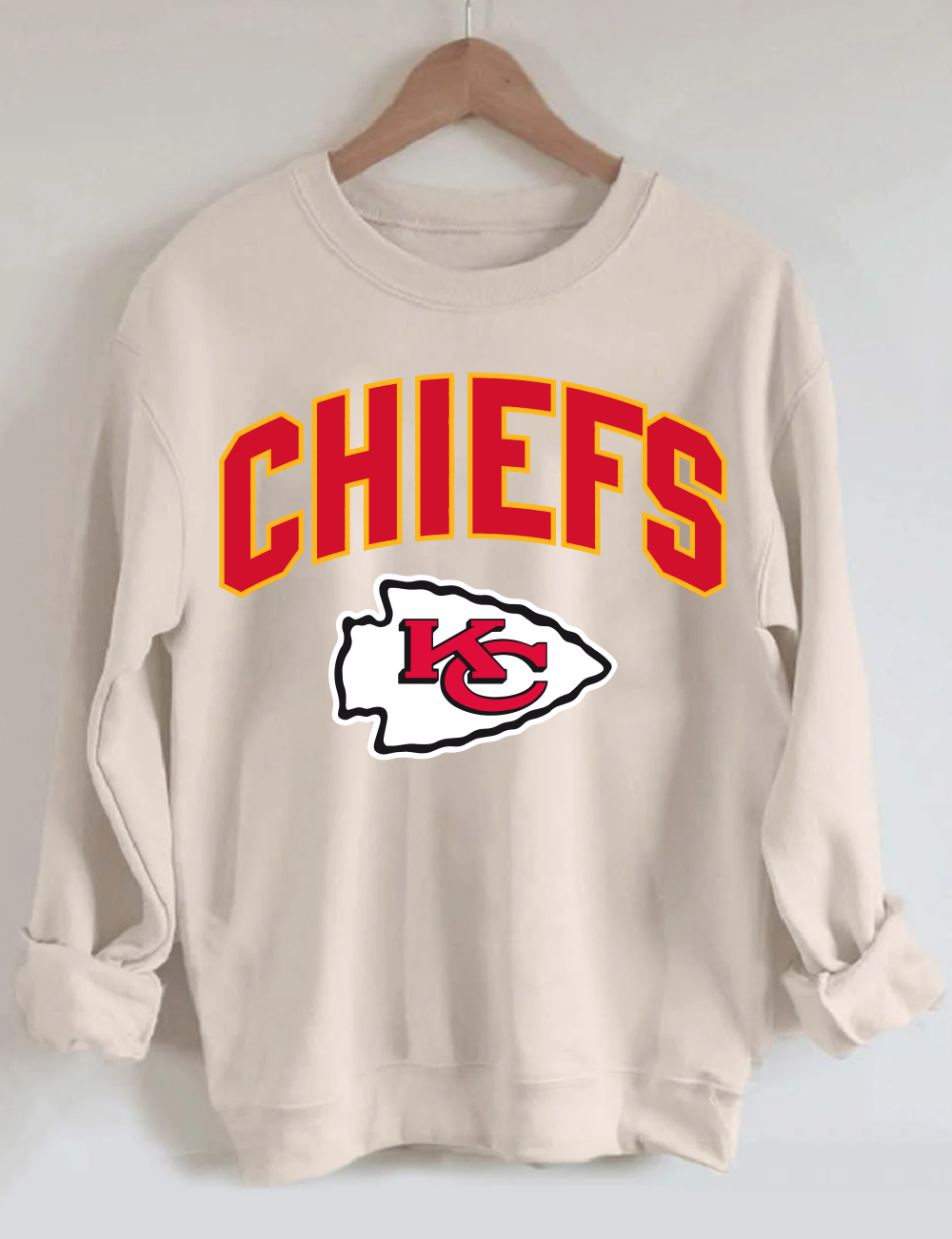 Retro Chiefs Football Sweatshirt
