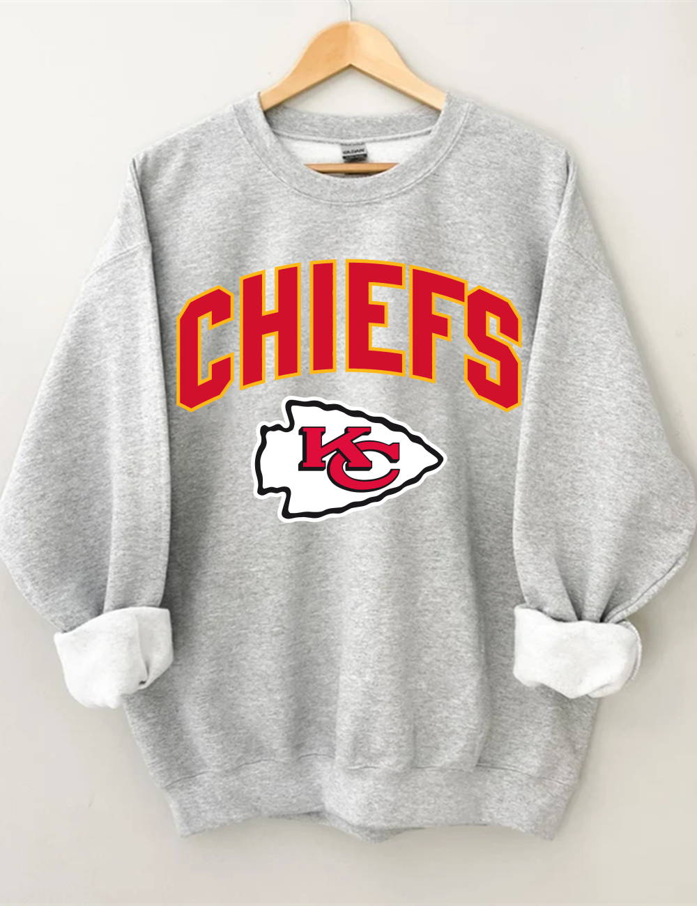 Retro Chiefs Football Sweatshirt