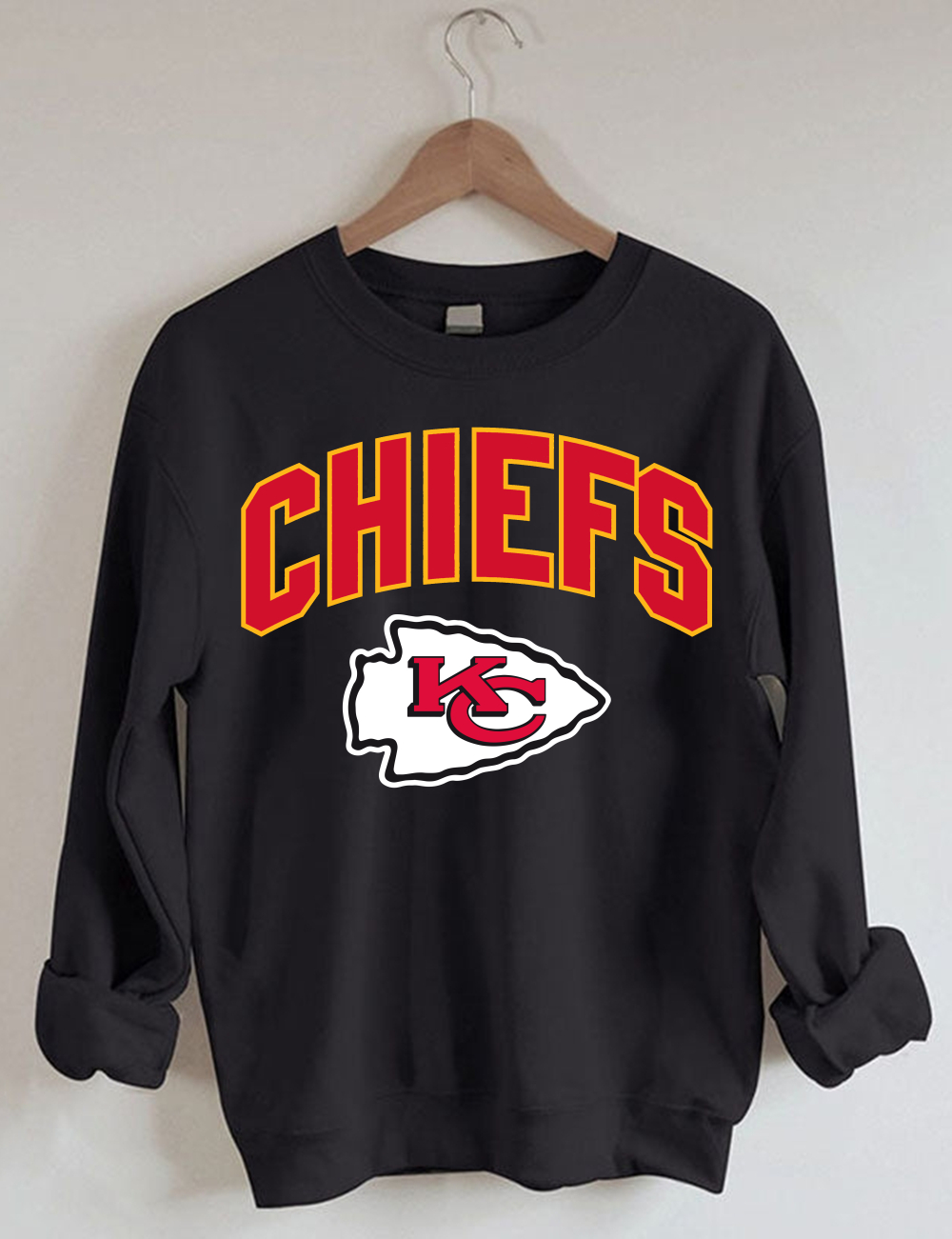 Retro Chiefs Football Sweatshirt