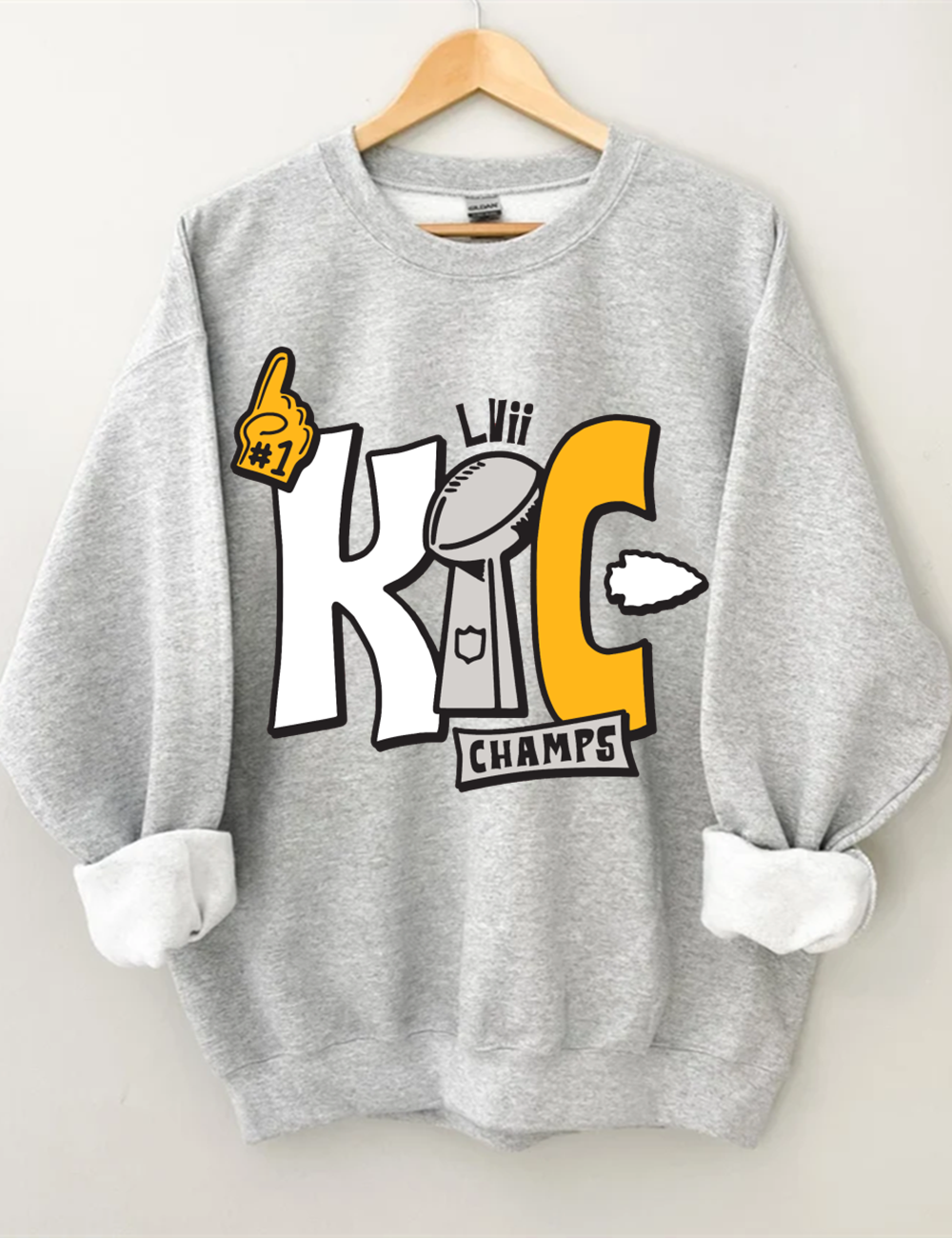 KC Champs Football Sweatshirt