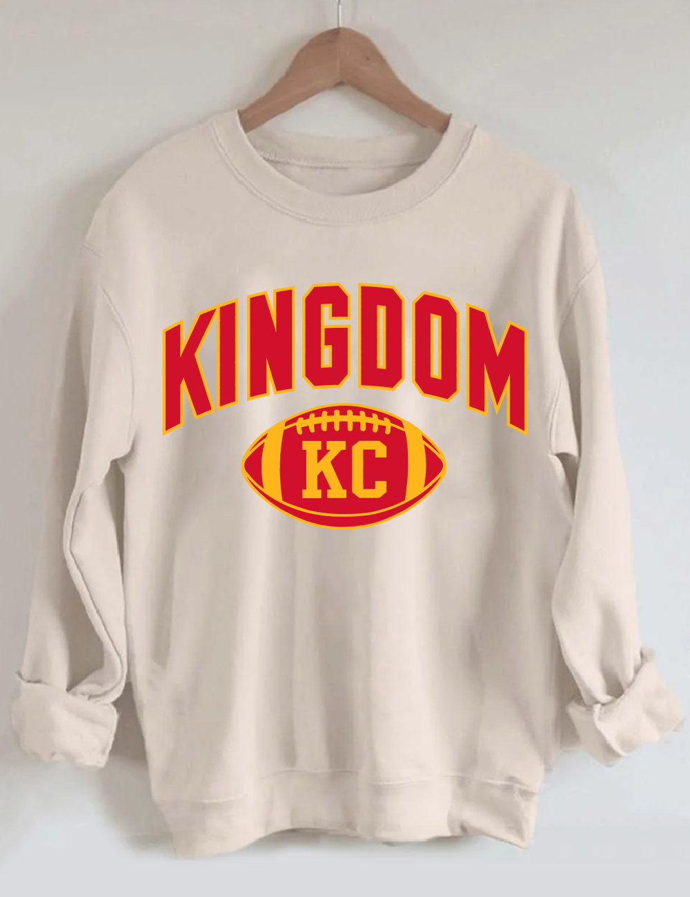 Retro KC Chiefs Mahomes Football Sweatshirt