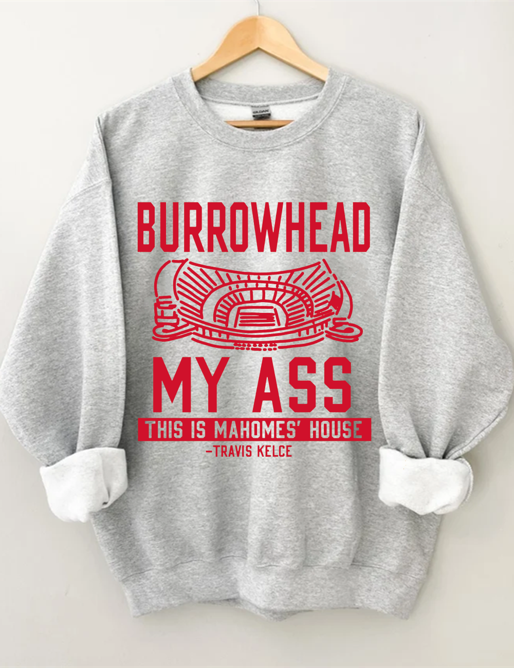 Retro KC Chiefs Mahomes Football Sweatshirt