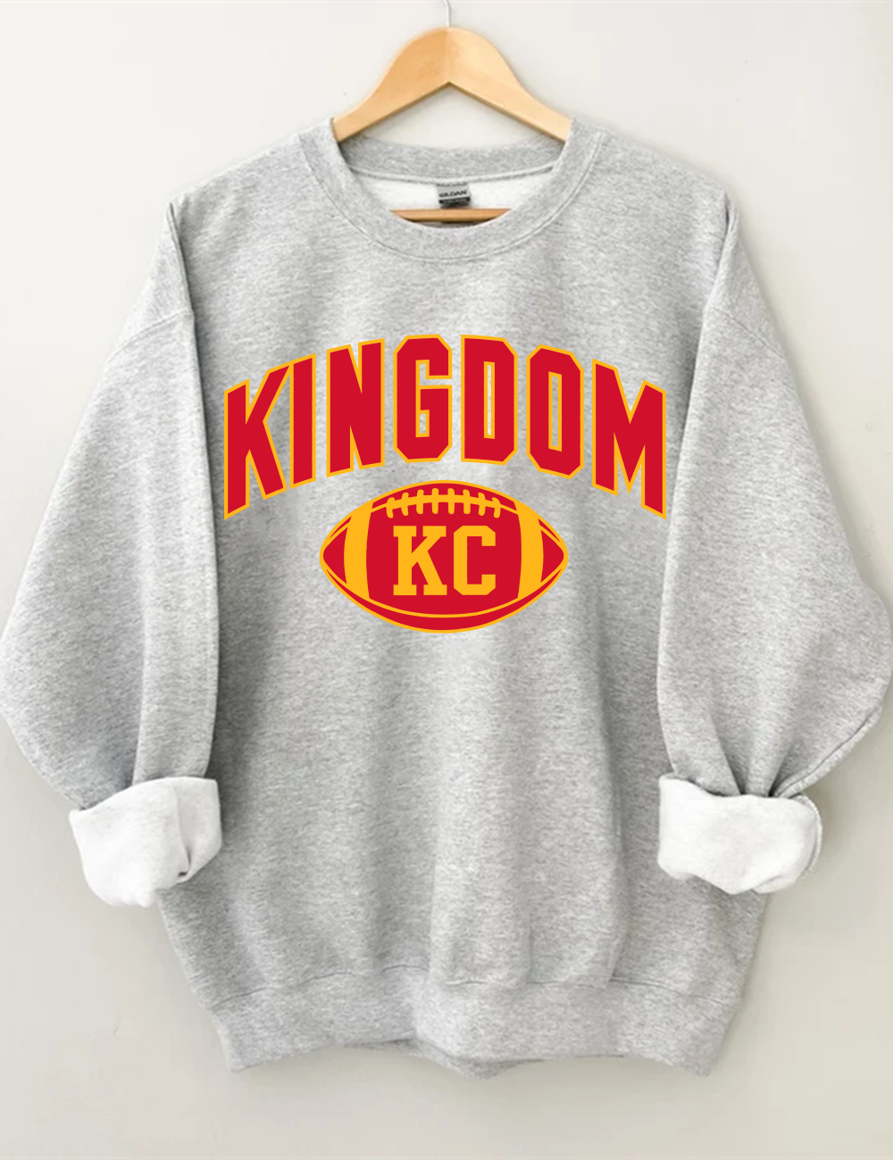Retro KC Chiefs Mahomes Football Sweatshirt