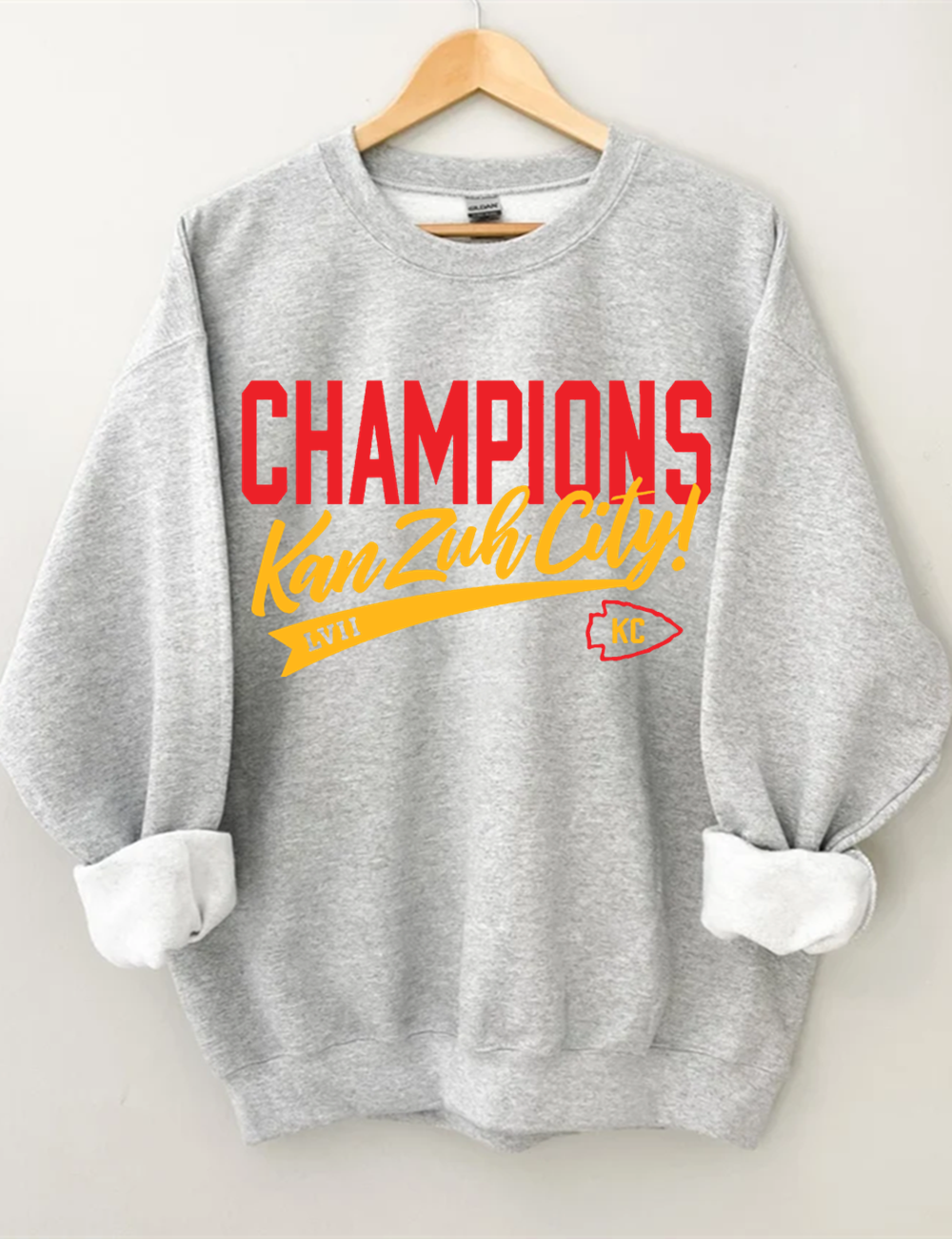 KC Champions KanZuhCity Football Sweatshirt