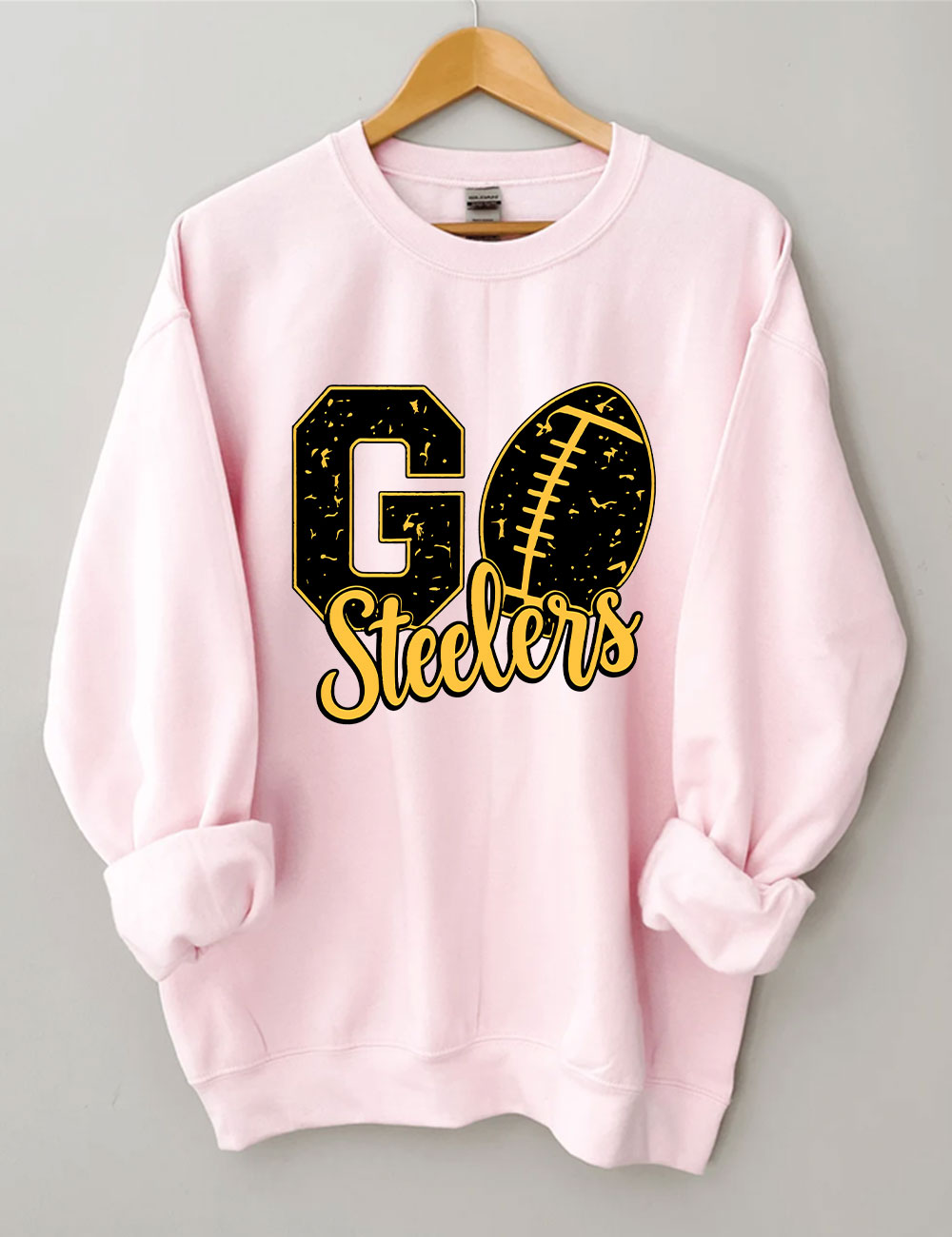Go Steelers Football Sweatshirt