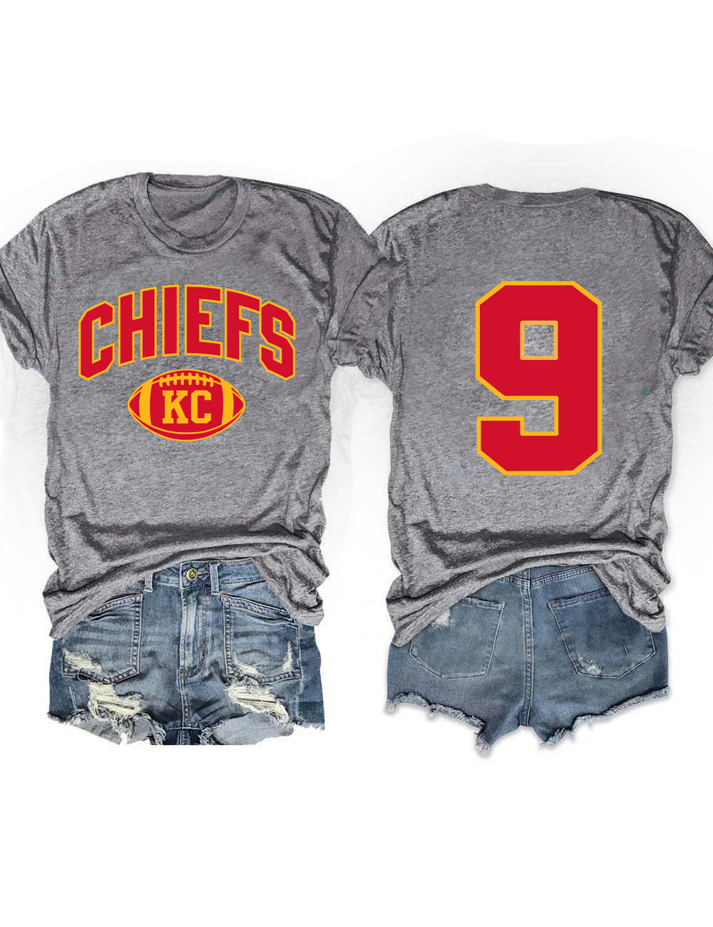 Football Customized Number T-shirt