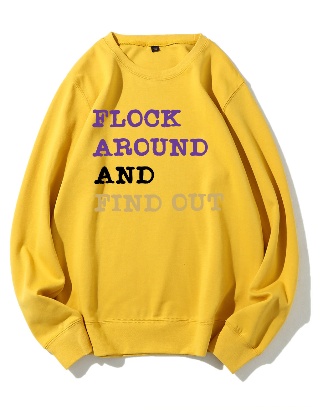 Flock Around And Find Out Baltimore Funny Football Sweatshirt