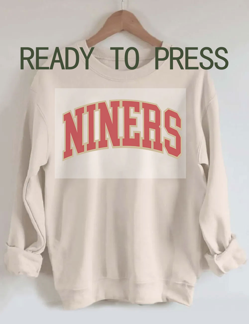 Niners San Francisco Football DTF Heat Transfer