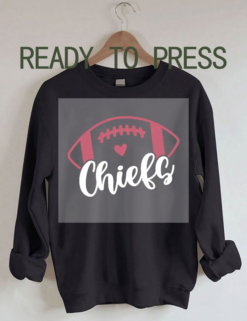 Chiefs Football DTF Heat Transfer