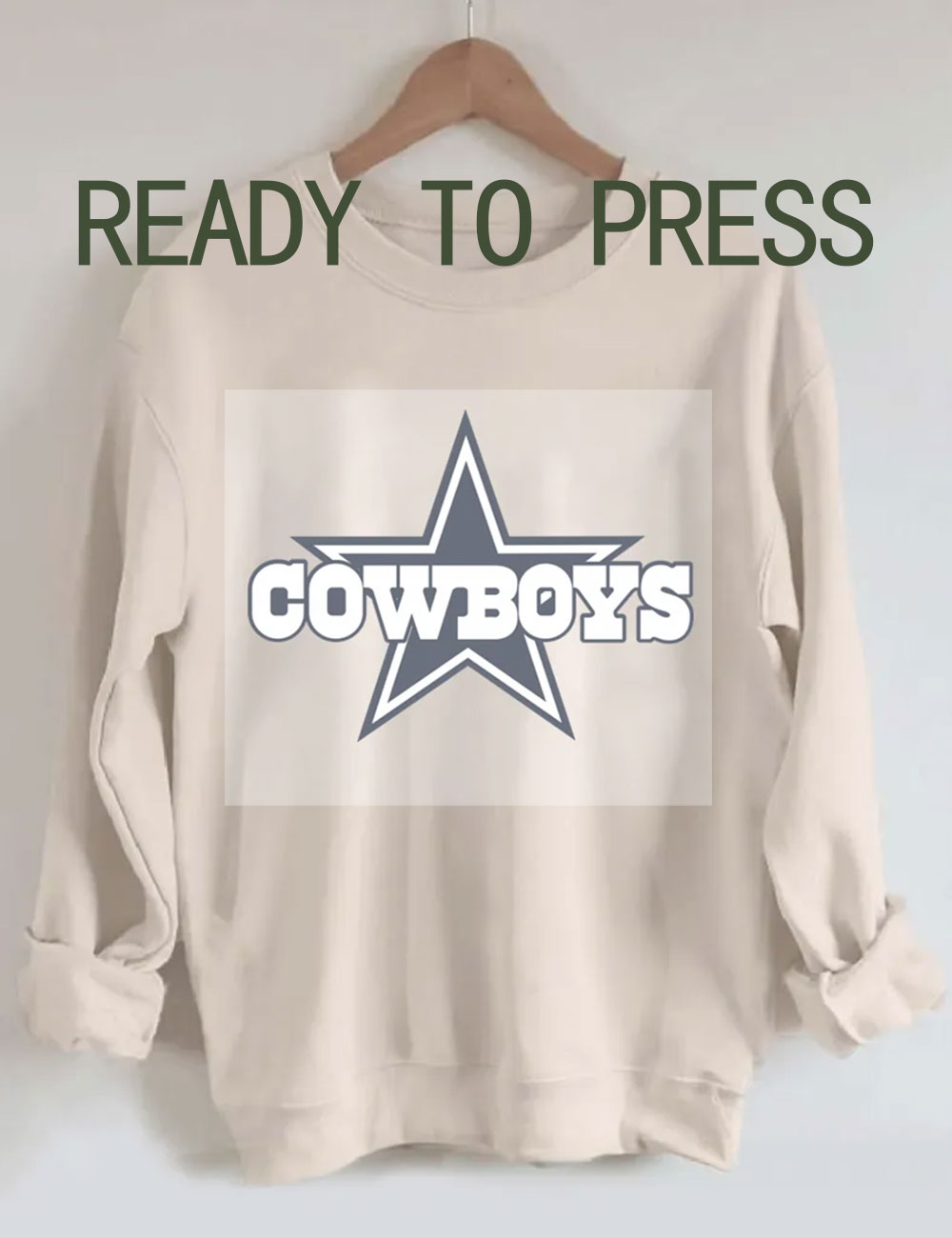 Cowboys Football DTF Heat Transfer
