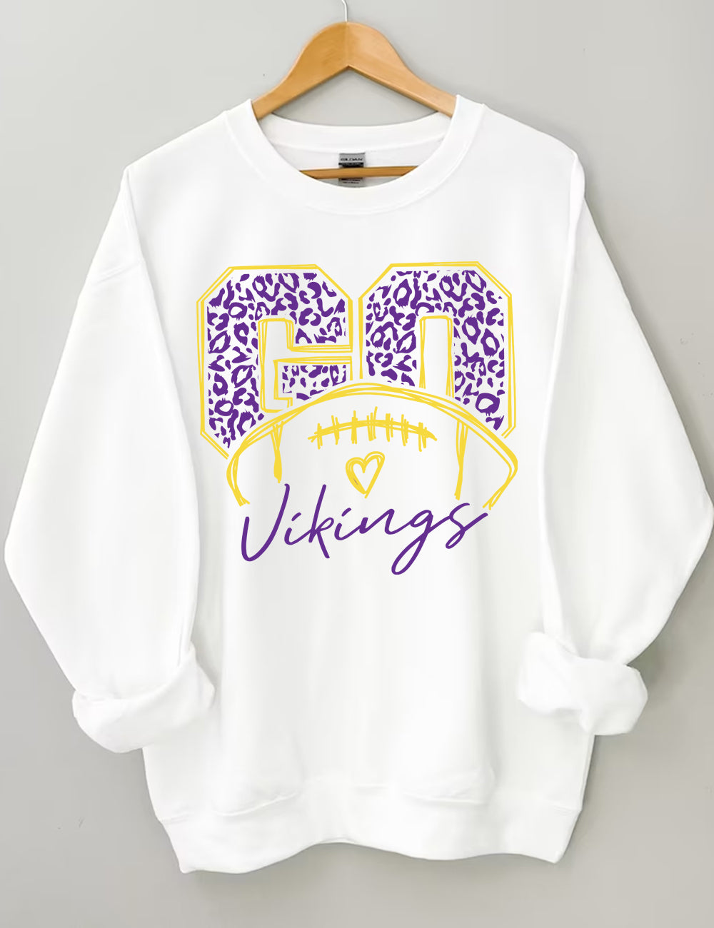 Go Vikings Football Sweatshirt