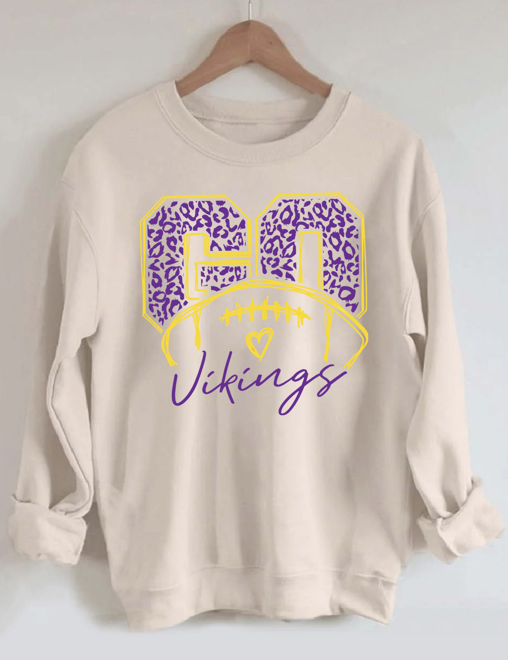 Go Vikings Football Sweatshirt