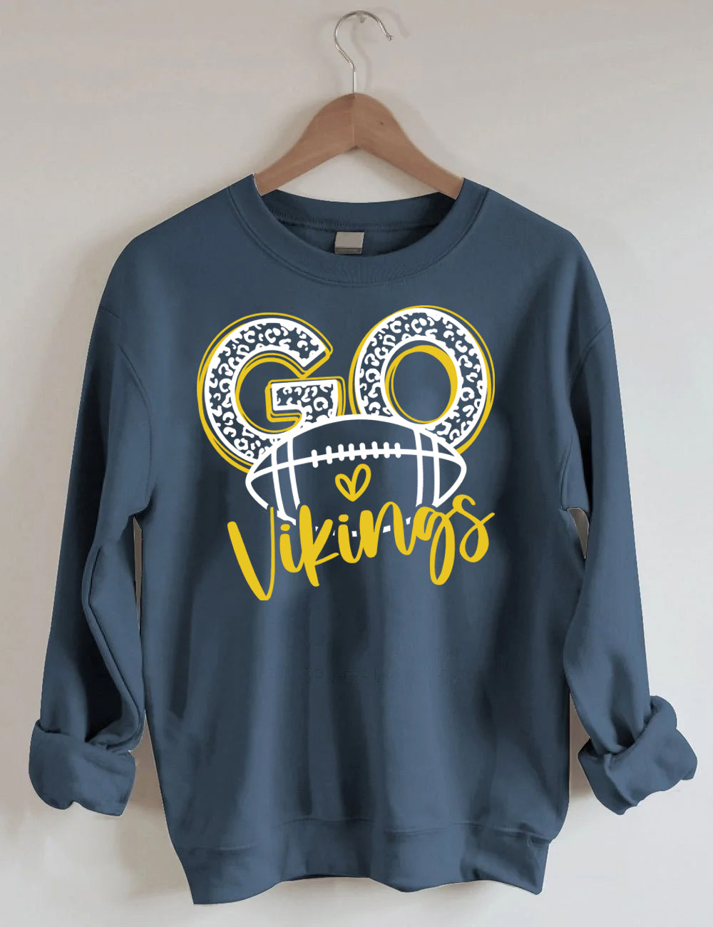 Go Vikings Football Sweatshirt
