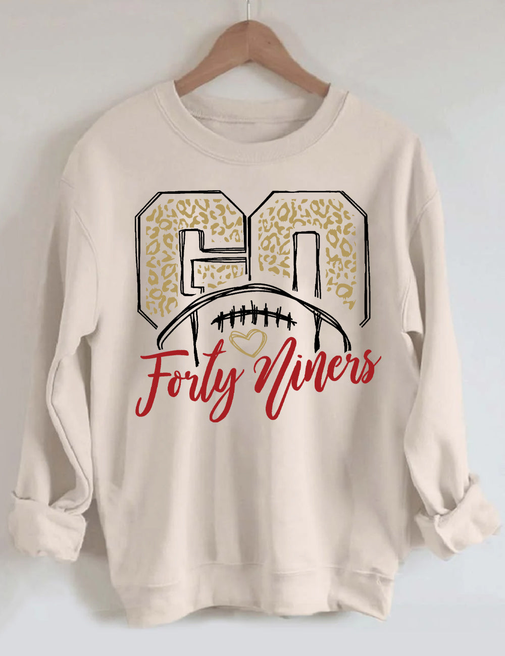 Go 49ERS Football Sweatshirt