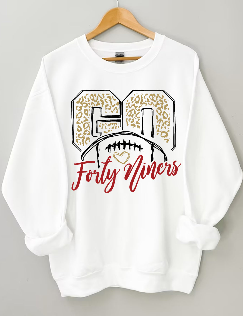 Go 49ERS Football Sweatshirt