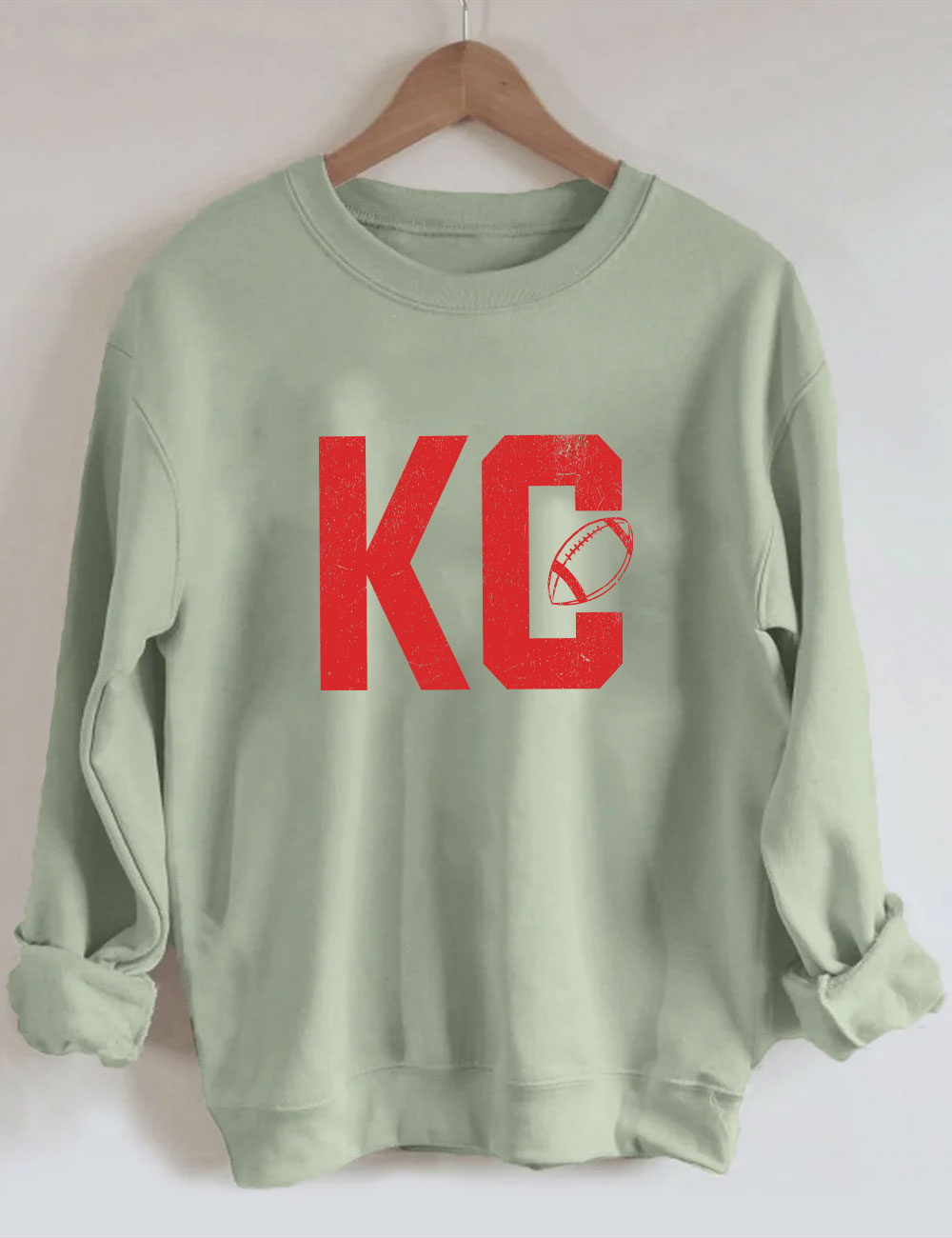 KC Kansas City Football Sweatshirt