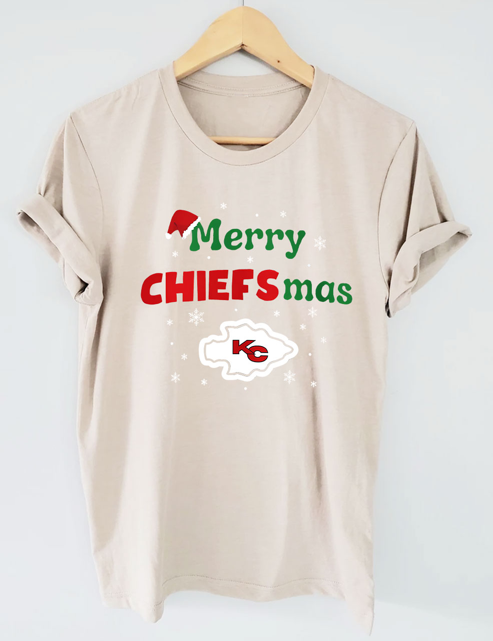 Kansas City Chiefs Merry Chiefsmas T-Shirt