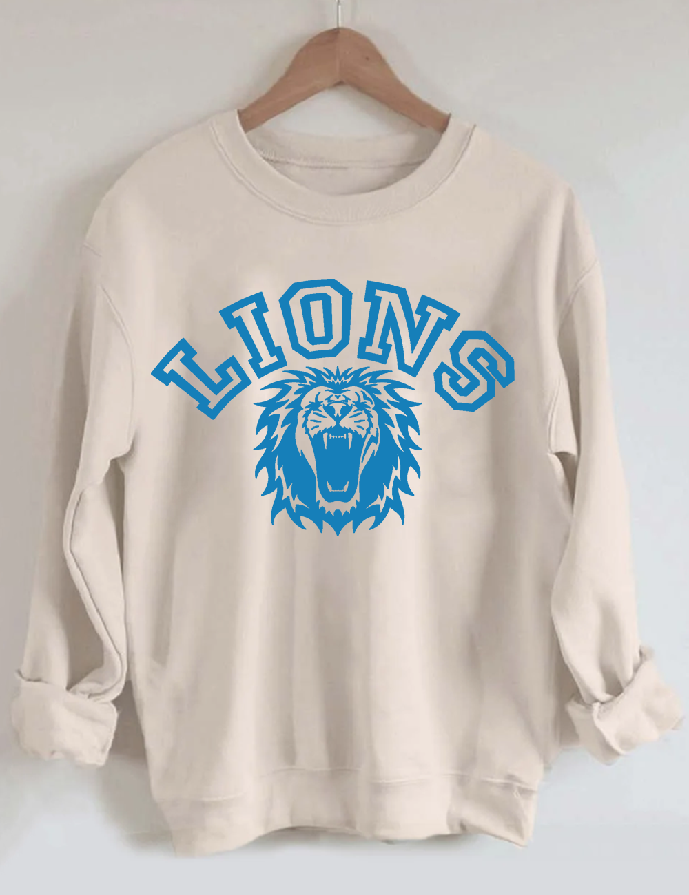Lions mascot  Football Sweatshirt