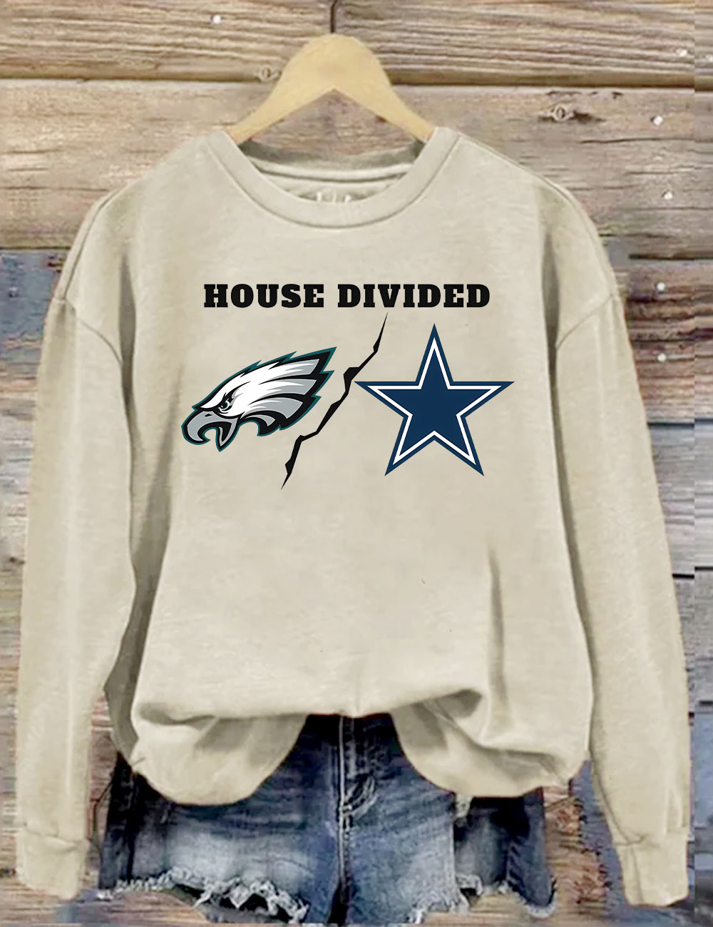 NFL CUSTOMIZED UNISEX House Divided Sweatshirt