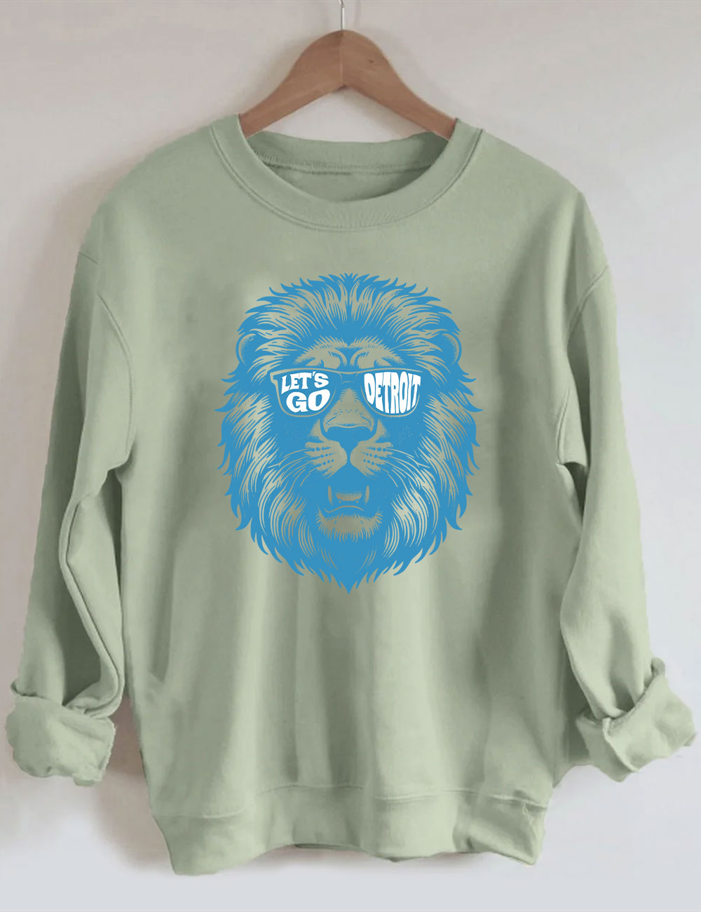 Lets Go Detroit Football Sweatshirt