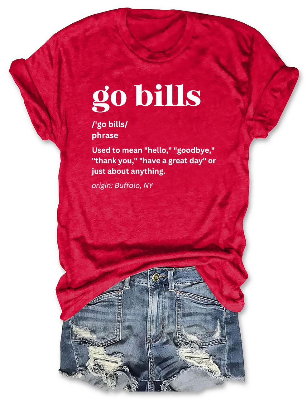 Go Bills Football T-Shirt