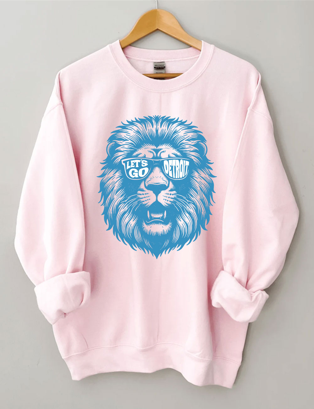 Lets Go Detroit Football Sweatshirt