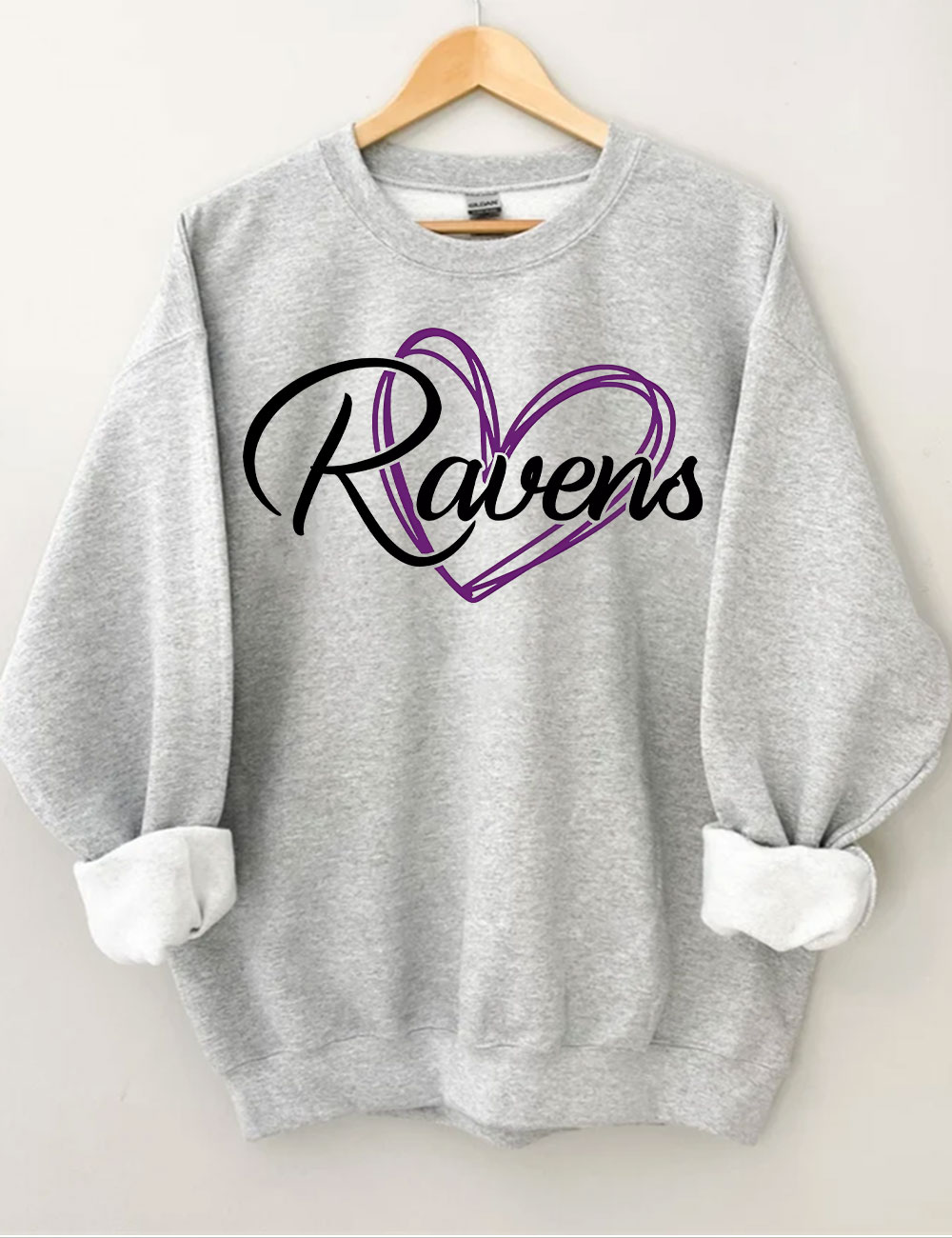 Love Ravens Sweatshirt