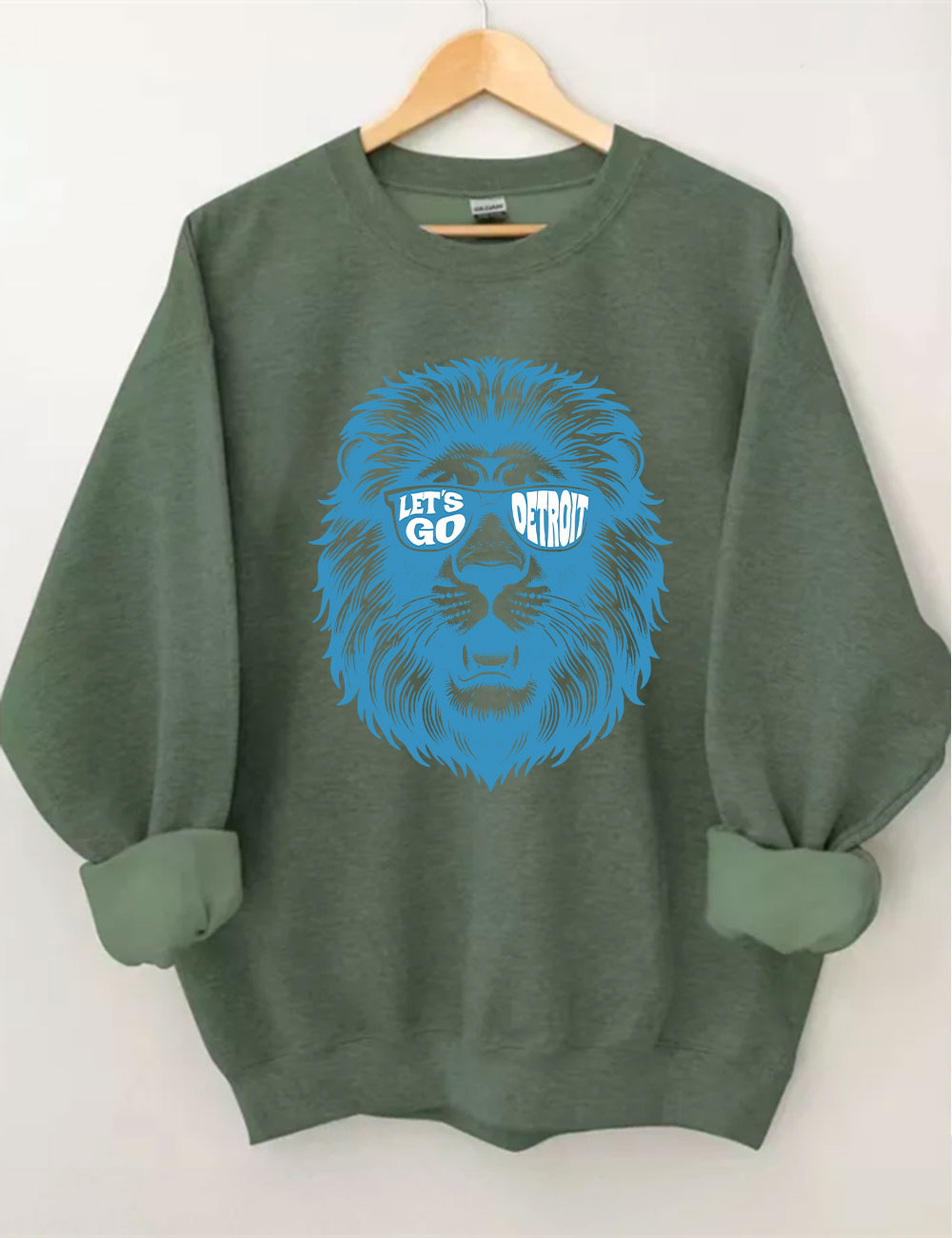 Lets Go Detroit Football Sweatshirt
