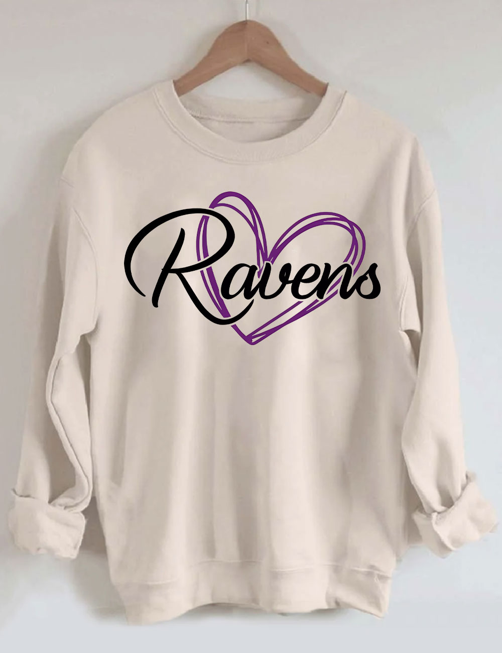 Love Ravens Sweatshirt