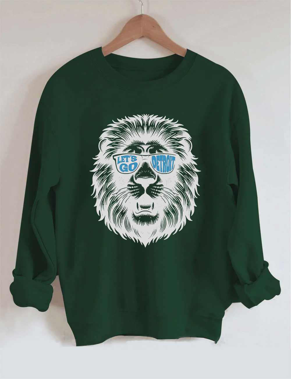 Lets Go Detroit Football Sweatshirt