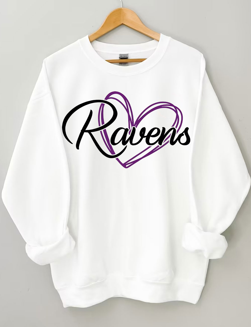 Love Ravens Sweatshirt