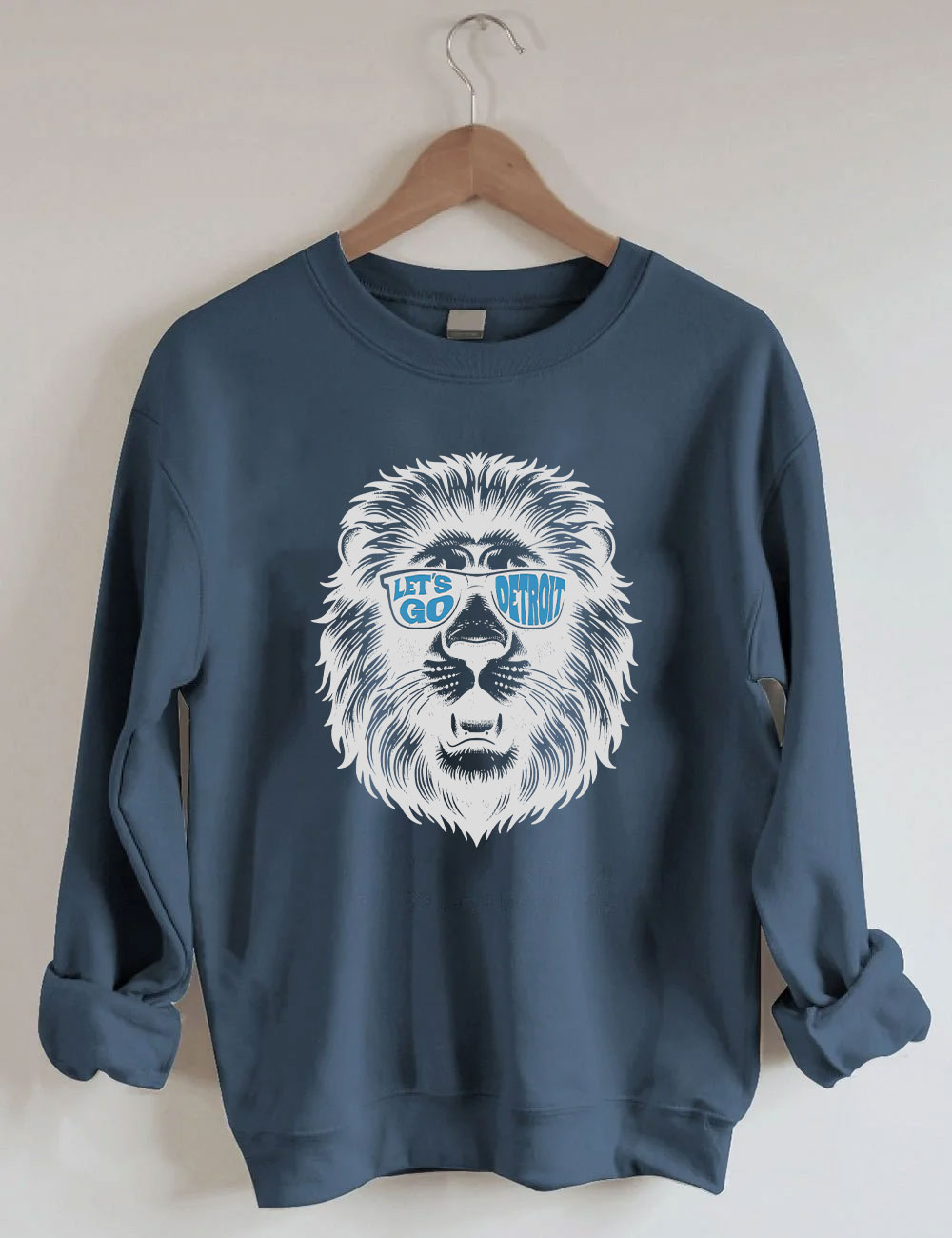 Lets Go Detroit Football Sweatshirt