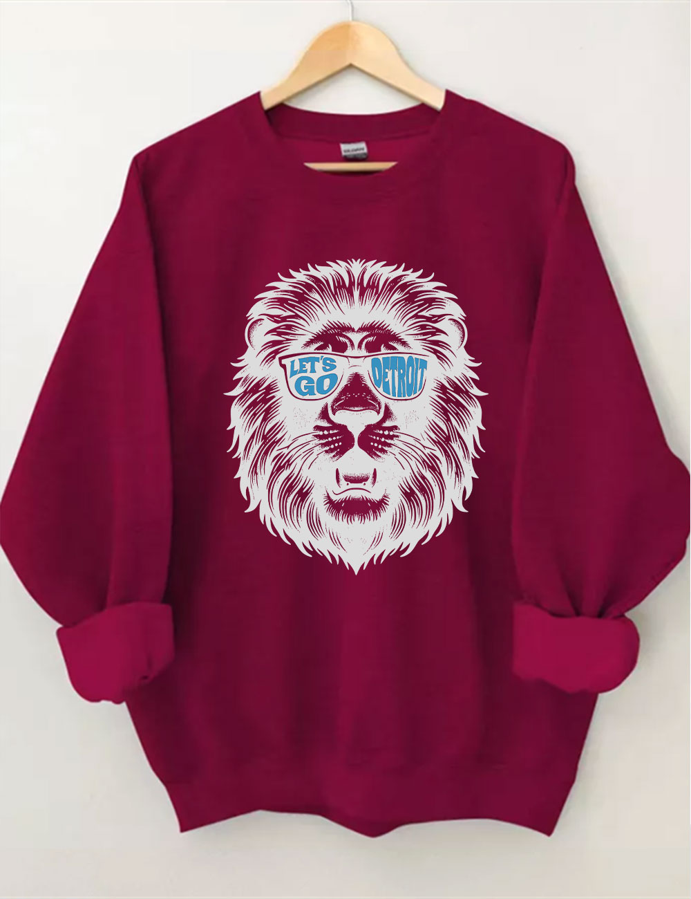 Lets Go Detroit Football Sweatshirt