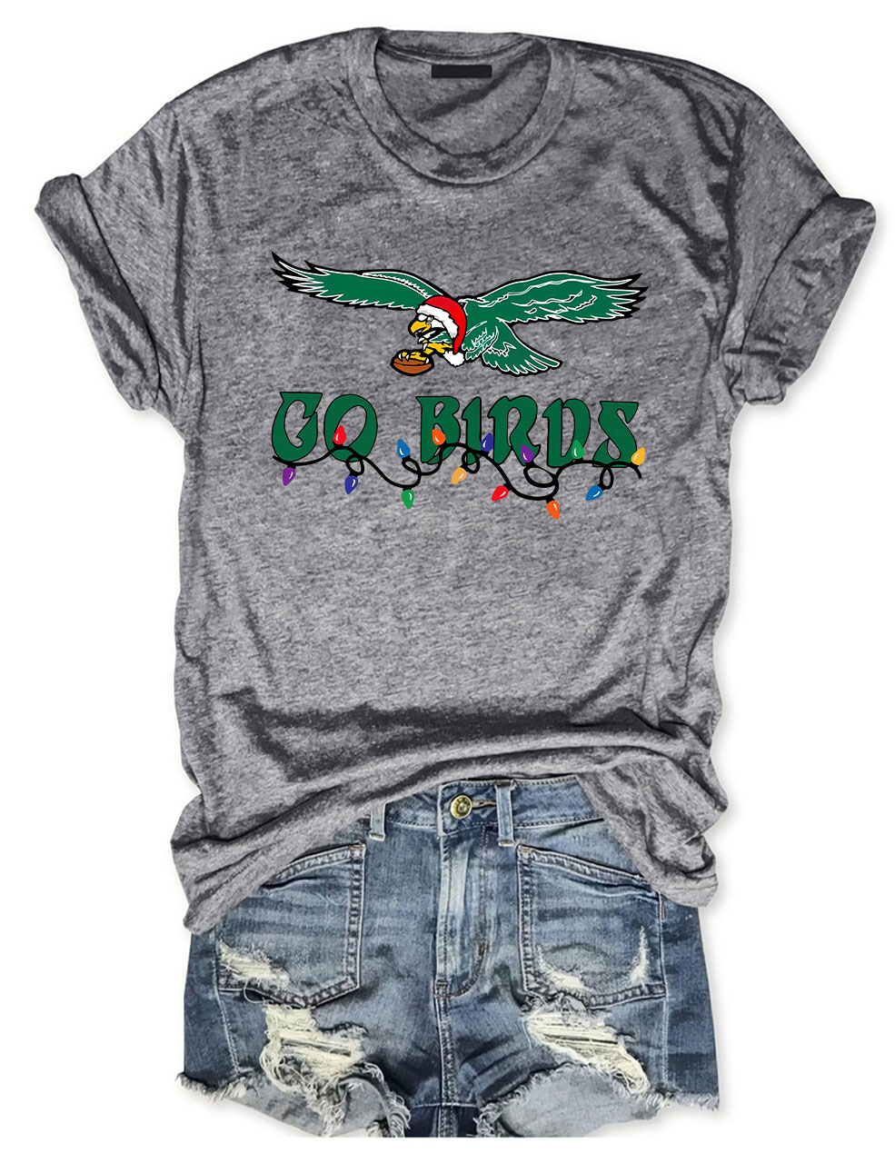 Go Birds Christmas Eagles T-Shirt