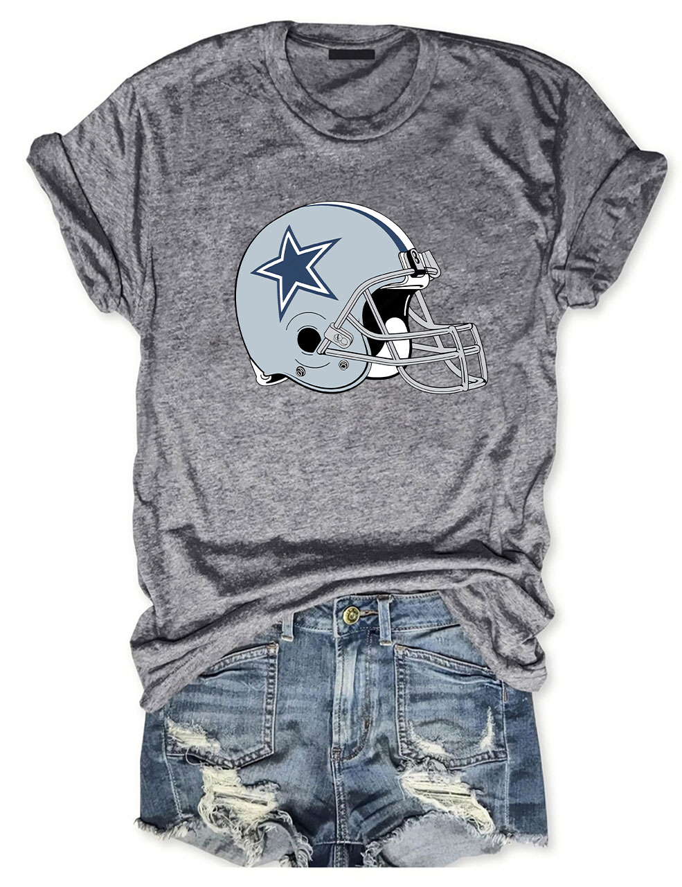 Cowboys Helmet Football T-Shirt