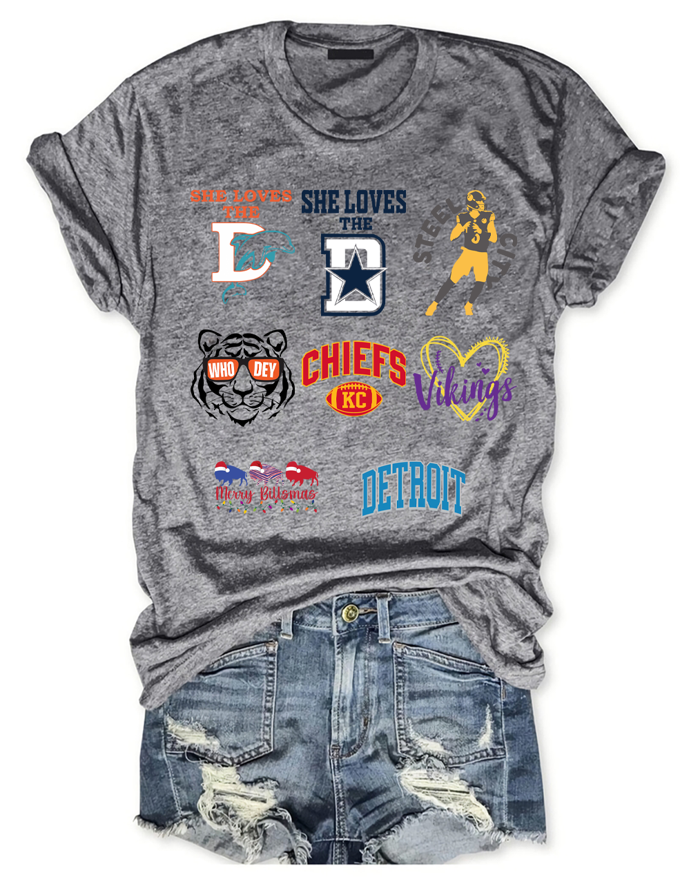 City Funny Football T-shirt