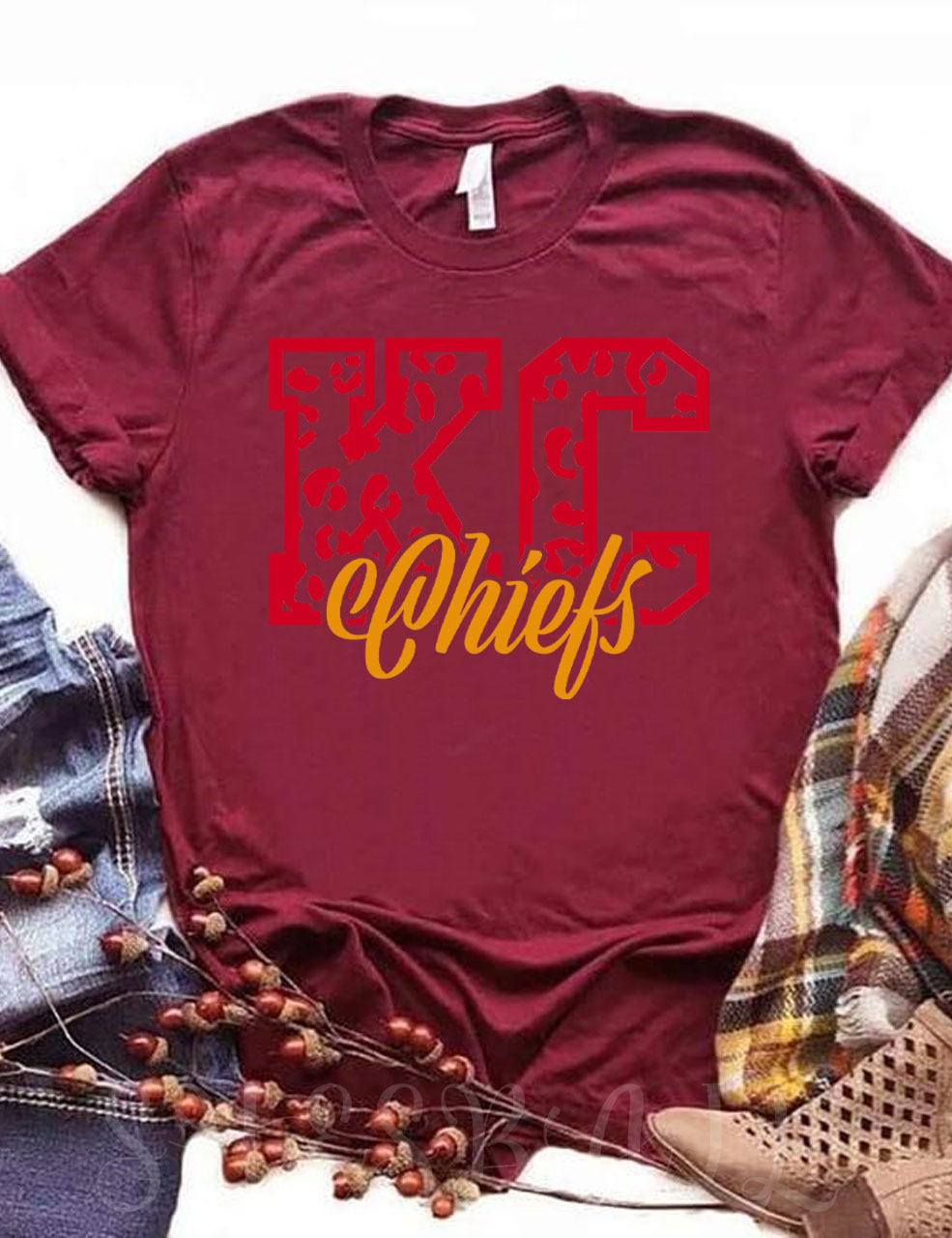 KC Chiefs Football T-Shirt