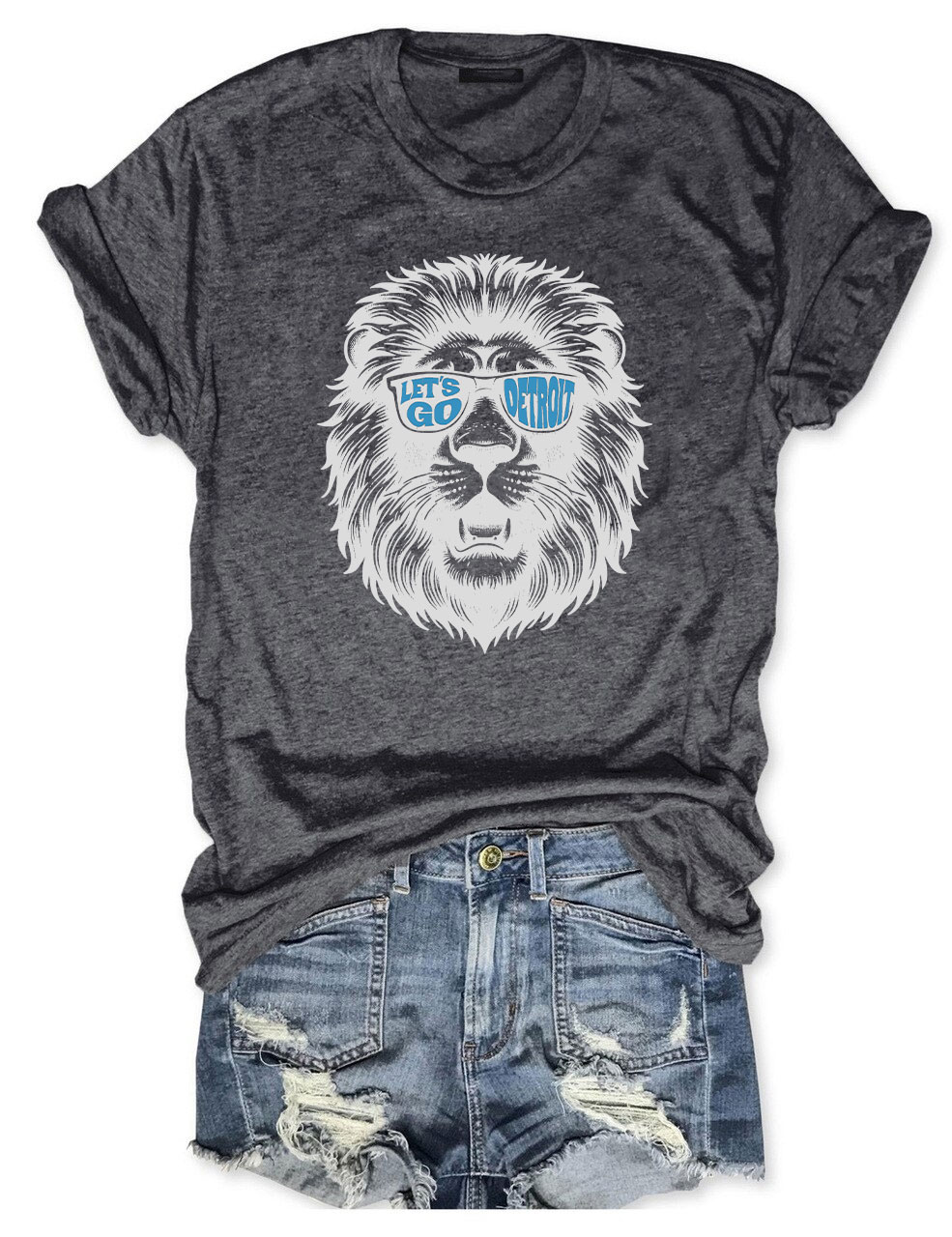 Lets Go Detroit Football T-Shirt