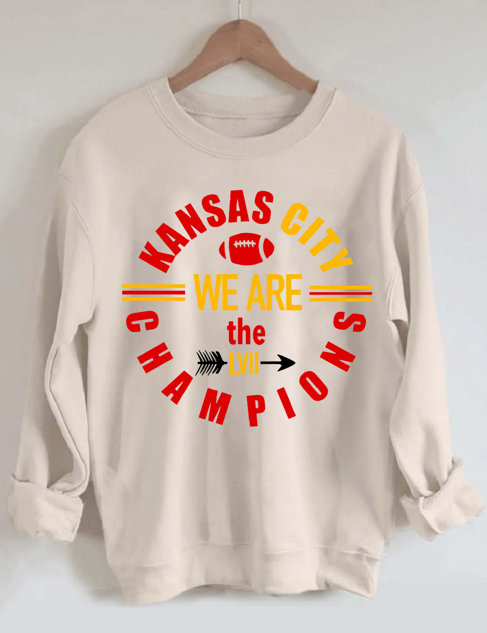 Kansas City We are the Champions Football Sweatshirt