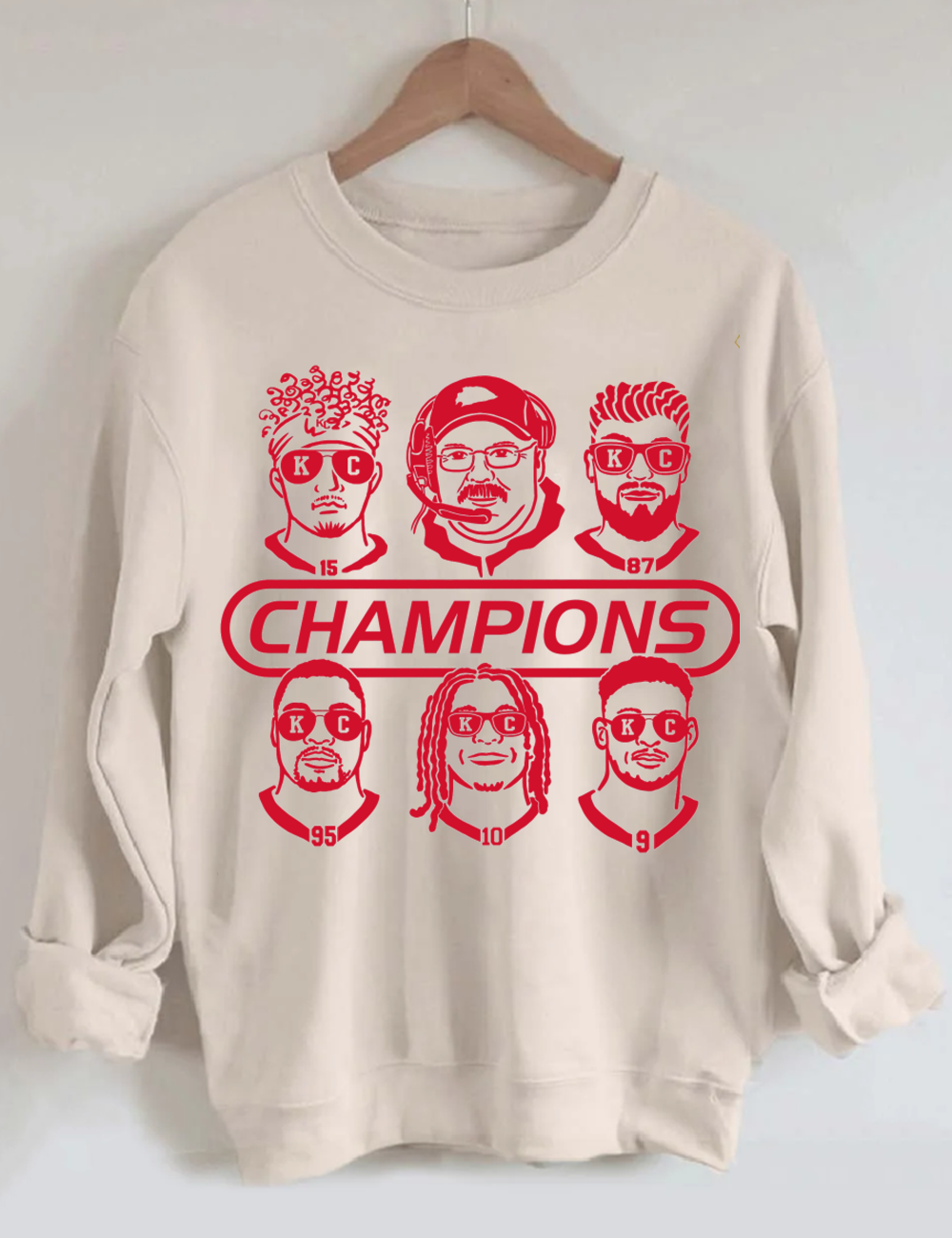 Kansas City Champs Team Football Sweatshirt
